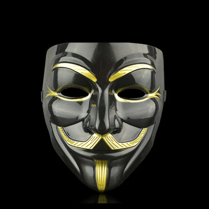 Movie Cosplay V for Vendetta Hacker Mask Anonymous Guy Fawkes