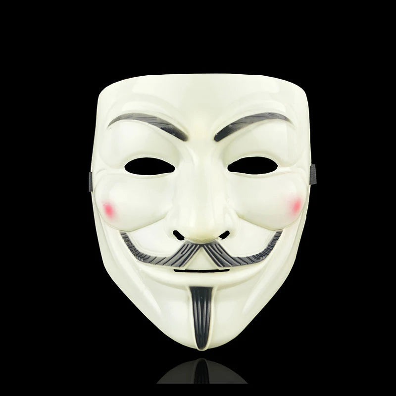 Movie Cosplay V for Vendetta Hacker Mask Anonymous Guy Fawkes