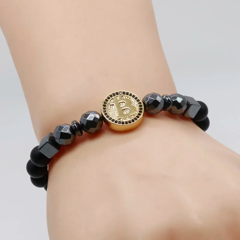 Luxury Bitcoin Bracelet Charm Bracelets