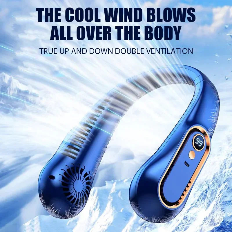 Neck fan portable Summer TRADER  Air Cooler USB- super technology