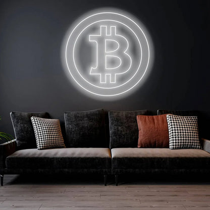 BITCOIN LED Neon Light Lamp Business