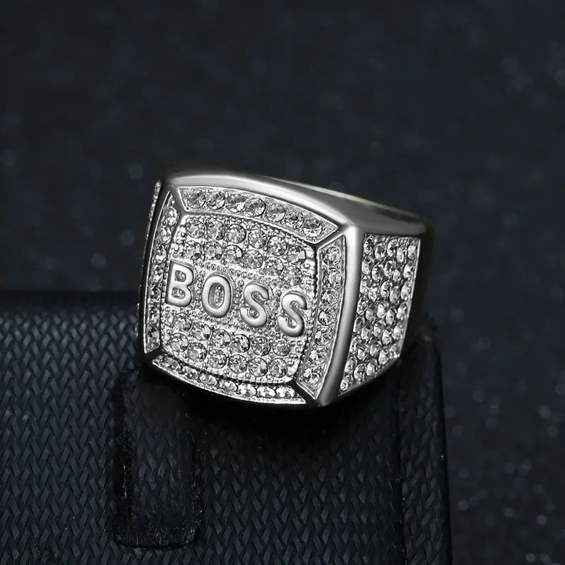 BOSS Ring Jewelry Gold Silver !