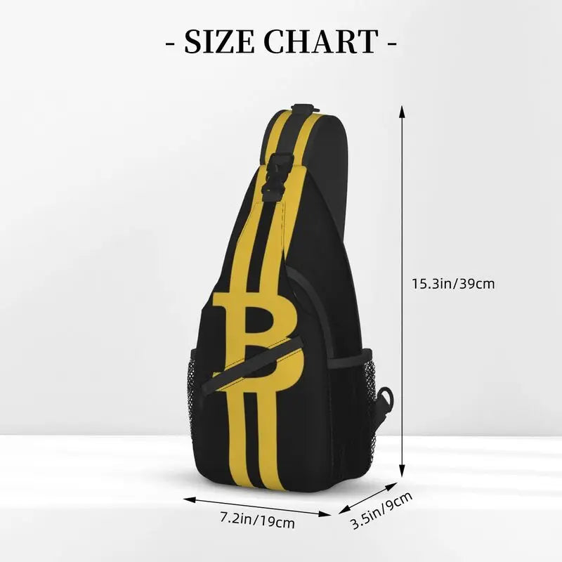 Bitcoin Chest Crossbody Bag !