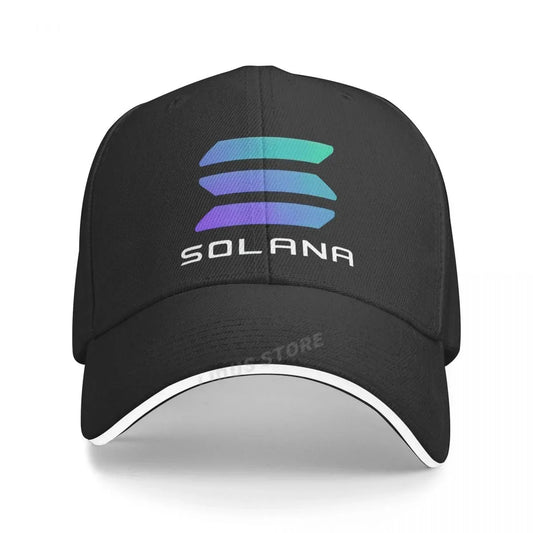 Solana Crypto Solana Cap Casual Mens Outdoor