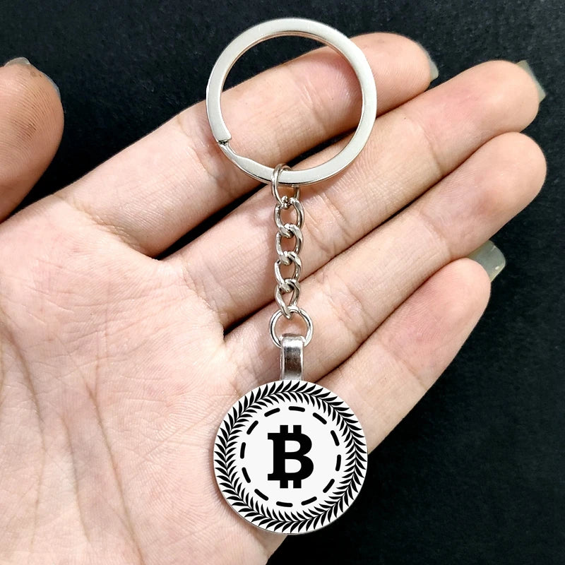 Bitcoin Key chain  Jewelry Gift