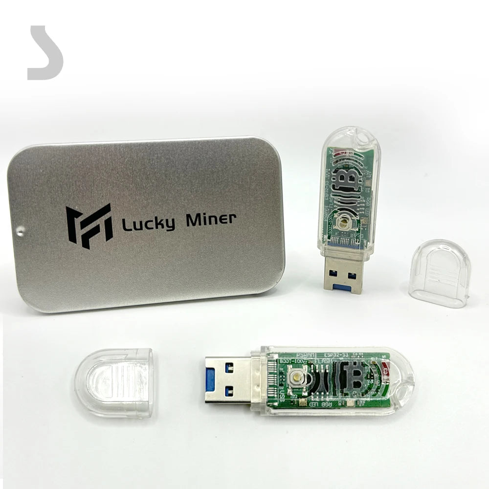 Bitcoin Miner USB Lucky Miner LV03 MINI ASIC Mining Solo Lotteriegerät