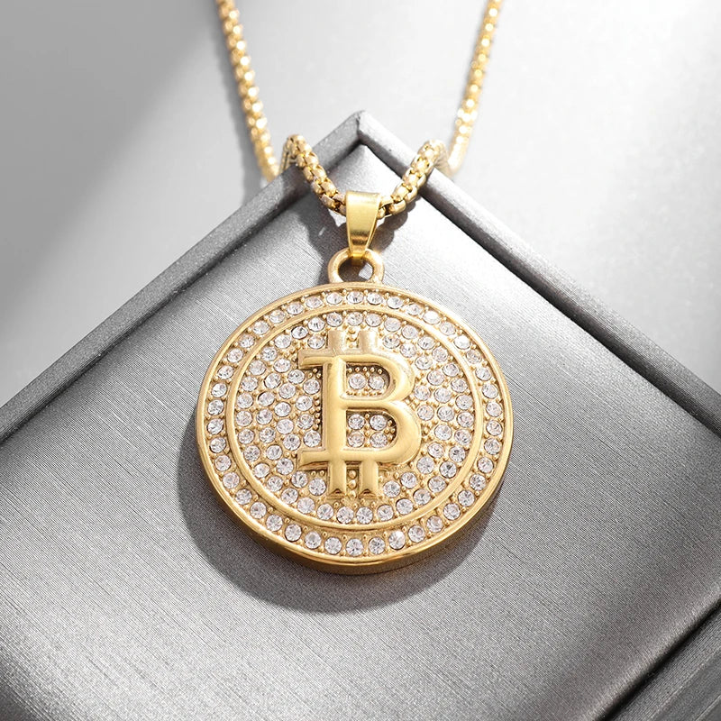 BITCOIN Pendant Necklace UNISEX