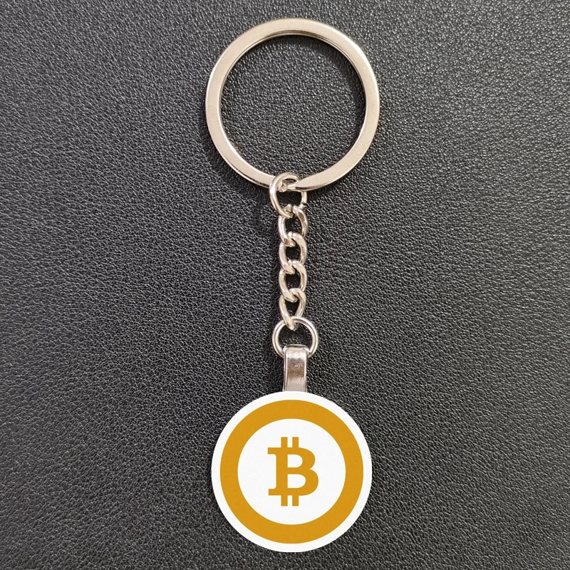 Bitcoin Key chain  Jewelry Gift