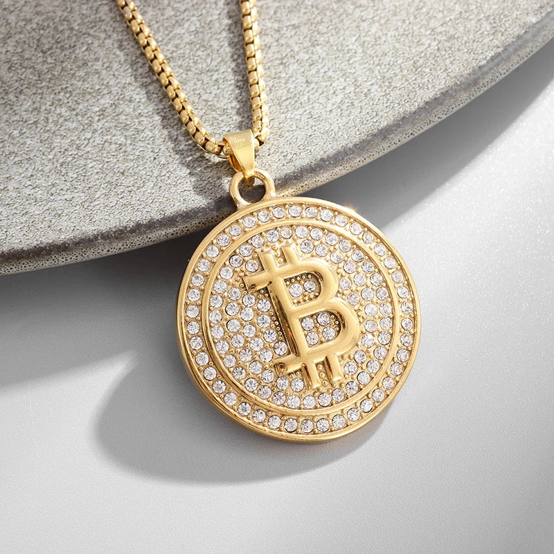 BITCOIN Pendant Necklace UNISEX