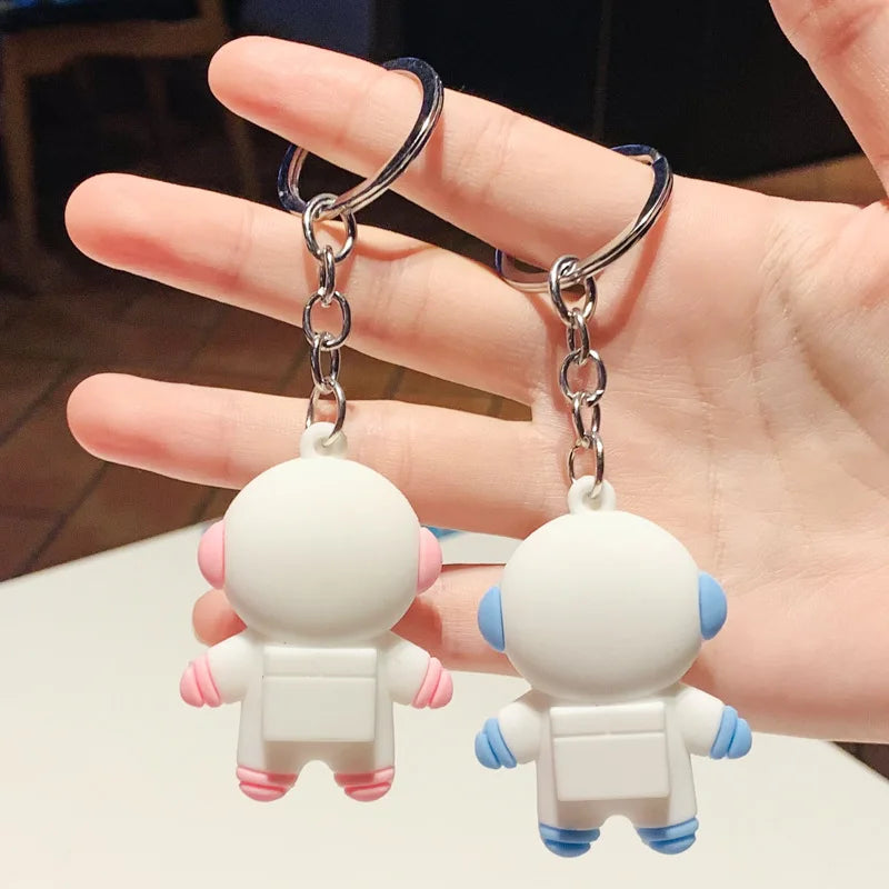 2Pcs Spaceman Keychain Gift