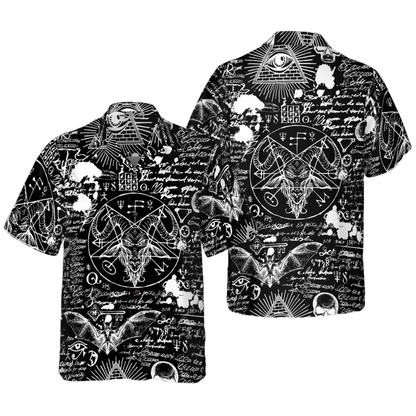 Summer Bitcoin Men's Camisa Oversized Hawaiian Shirts 3d Printed